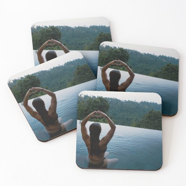 Item preview, Woman in infinity pool designed and sold by FindYouByZ.