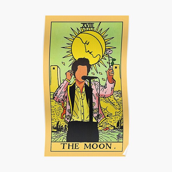 Les styles de la lune Poster