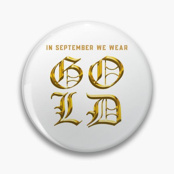 Item preview, In September We Wear Gold designed and sold by LoboAttire.