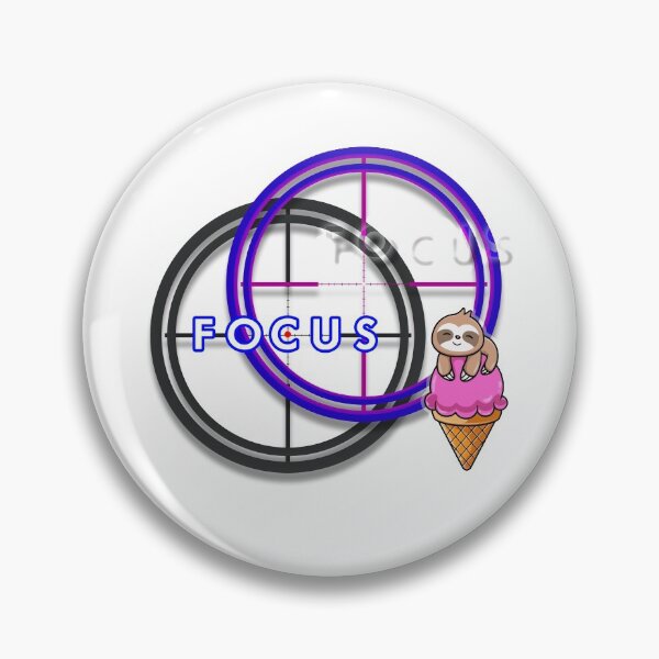 Item preview, FOCUS - Cute sloth ICE-CREAM motivation & inspirational message for SUCCESS - Motivational kawaii PURPLE designed and sold by originalsusie.
