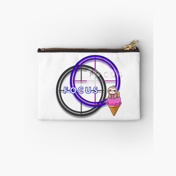 Item preview, FOCUS - Cute sloth ICE-CREAM motivation & inspirational message for SUCCESS - Motivational kawaii PURPLE designed and sold by originalsusie.