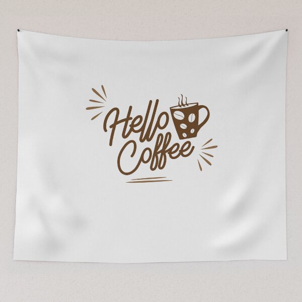 Item preview, hello coffee shirt , gift for friend, gift for girl friend , gift for boyfriend ,for coffee lovers designed and sold by jake aff47.
