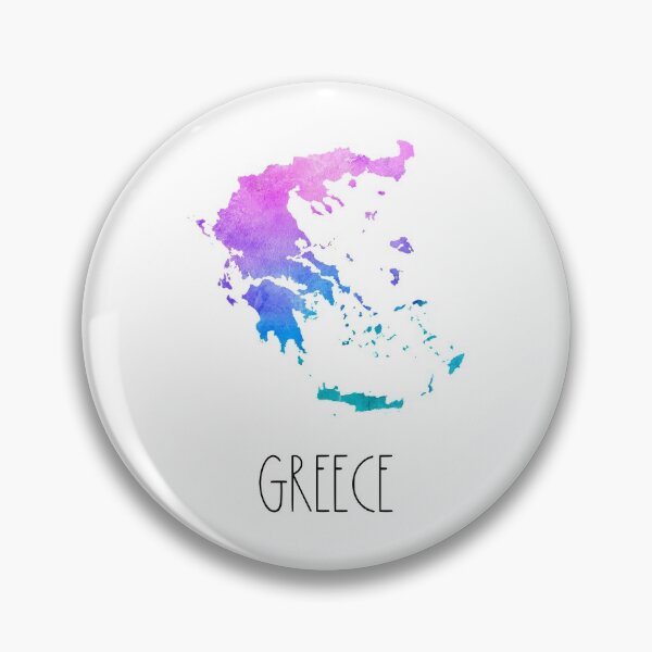 Item preview, Greece Watercolor Map - Greek designed and sold by MountainD.