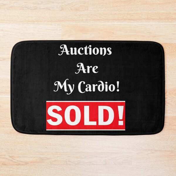 Item preview, Auctions Are My Cardio! SOLD Funny Design designed and sold by Craftynistia.
