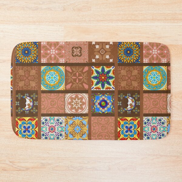 Item preview, Abstract patterns on ceramic tile, dusty pink theme designed and sold by Chinxi.