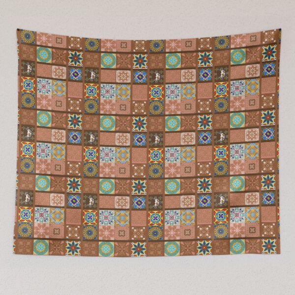 Item preview, Abstract patterns on ceramic tile, dusty pink theme designed and sold by Chinxi.