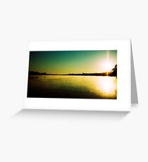 Sunrise near Mannum Greeting Card