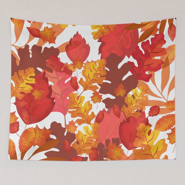 Item preview, Shades of orange, yellow and brown fall leaf theme designed and sold by Mary Maple.