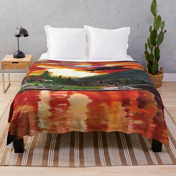 Item preview, Sunrise Over Lakeside House Landscape designed and sold by Carlo Varo.