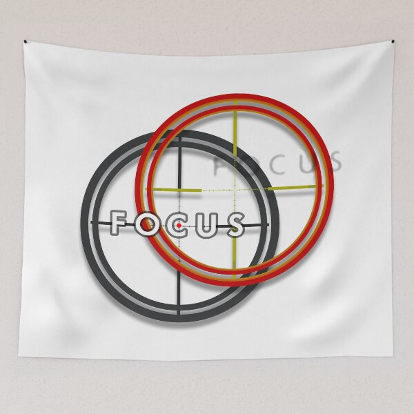 Item preview, FOCUS on your GOALS - motivation & inspirational message for SUCCESS designed and sold by originalsusie.