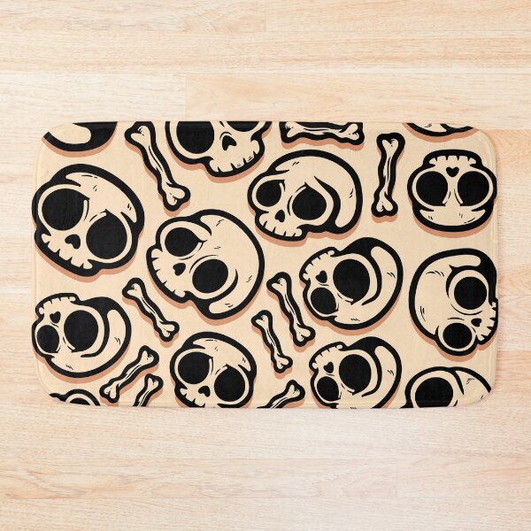 Item preview, Doodle Halloween Skulls designed and sold by Vector Scout Lab.