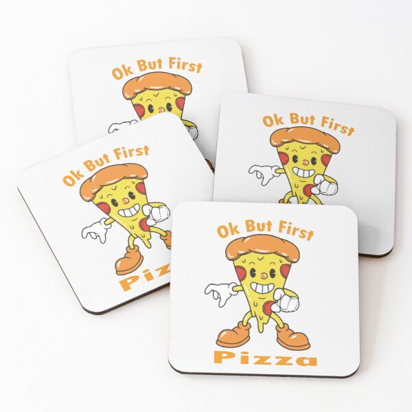 Item preview,  Ok But First Pizza, Funny Pepperoni Italian Pizza addict Gifts designed and sold by merchfun2.