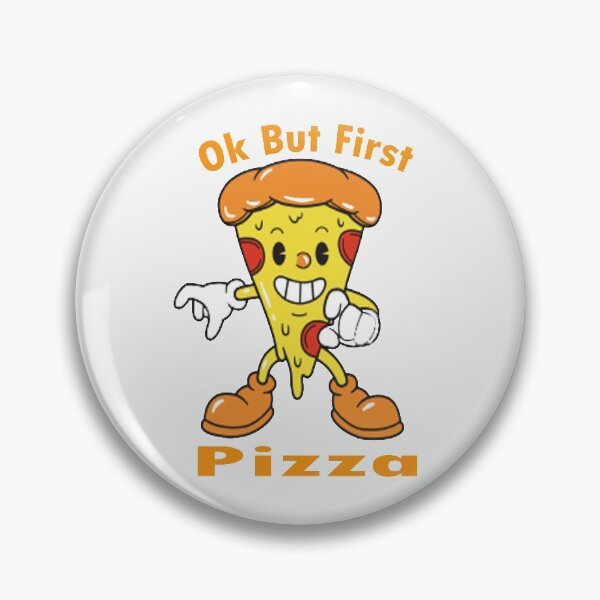 Item preview,  Ok But First Pizza, Funny Pepperoni Italian Pizza addict Gifts designed and sold by merchfun2.