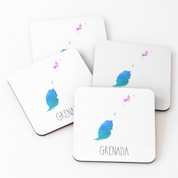 Item preview, Grenada Watercolor Map - Grenadian designed and sold by MountainD.