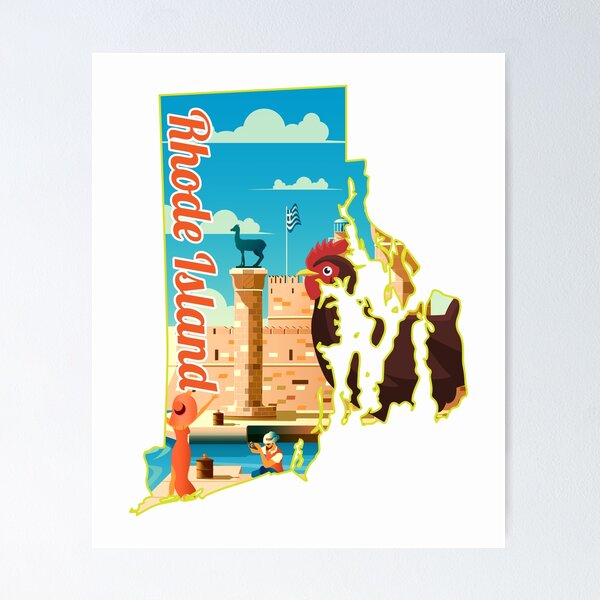 Item preview, Rhode Island USA State Gift designed and sold by Mattyb22.