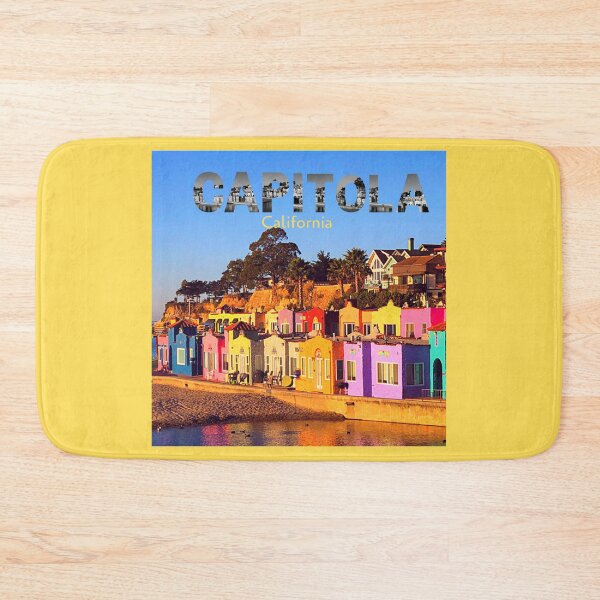 Item preview, Capitola Beach California – Colorful Coastal Scene designed and sold by DonneeCreations.