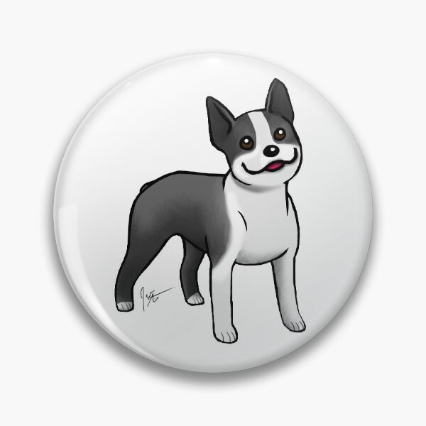 Item preview, Dog - Boston Terrier - Black and White designed and sold by Jennifer Stolzer.