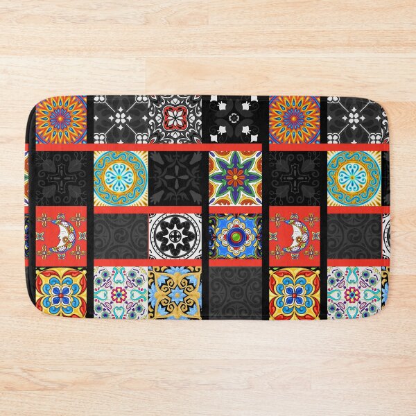 Item preview, Abstract patterns on ceramic tile, red theme designed and sold by Chinxi.