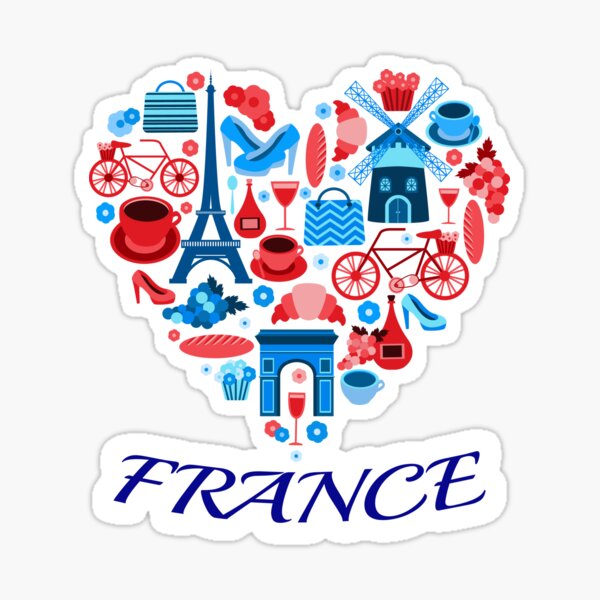 Vive la France! sticker set by @Olooriel on Redbubble, #redbubble #france  #french #sticker #stickers #stick…