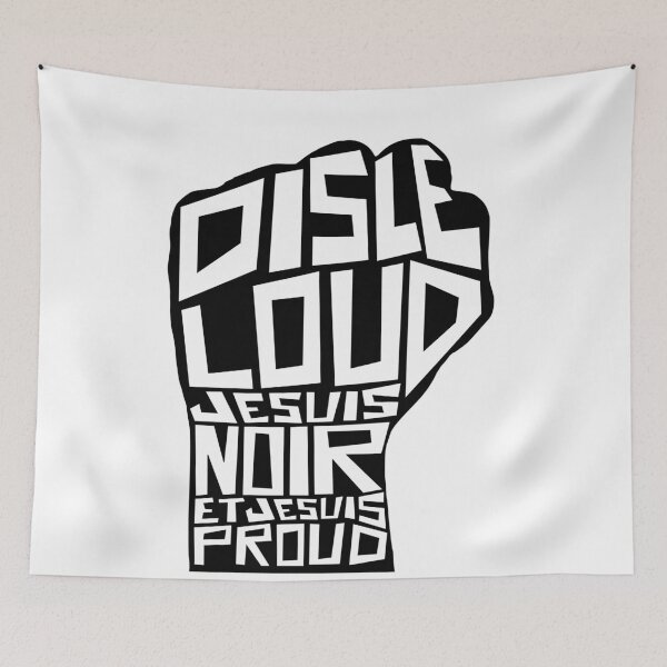 Item preview, SAY IT LOUD: Black and Proud: Frances designed and sold by Carbon-Fibre Media.