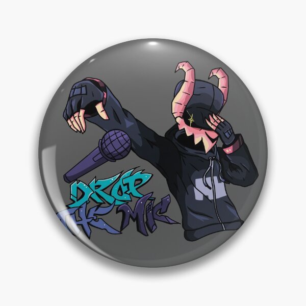 Item preview, fnf tabi graffiti drop the mic without background designed and sold by Ruvolchik.