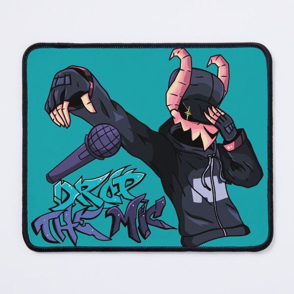 Item preview, fnf tabi graffiti drop the mic without background designed and sold by Ruvolchik.