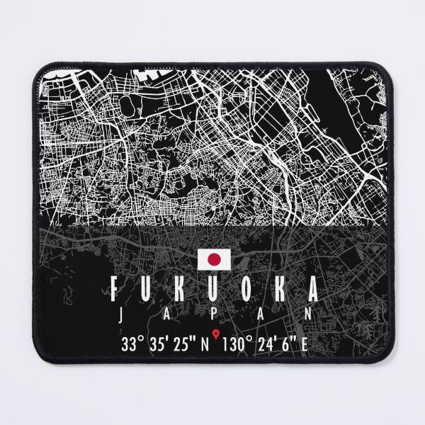 Item preview, FUKUOKA MAP JAPAN designed and sold by hatimelhag.