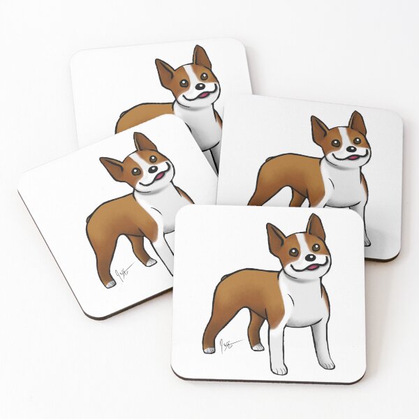 Item preview, Dog - Boston Terrier - Brown designed and sold by Jennifer Stolzer.