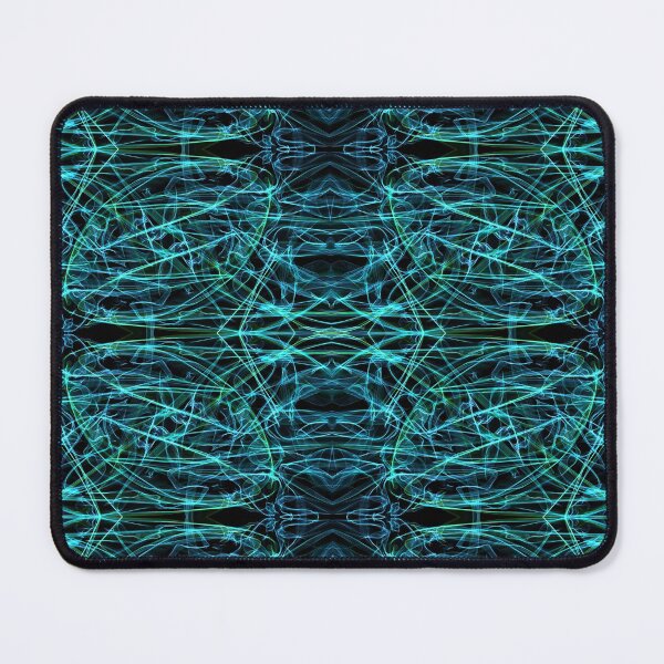 Item preview, Liquid Light Series #66 ~ Blue and Green Abstract Fractal Pattern designed and sold by Ascension Vibrations.