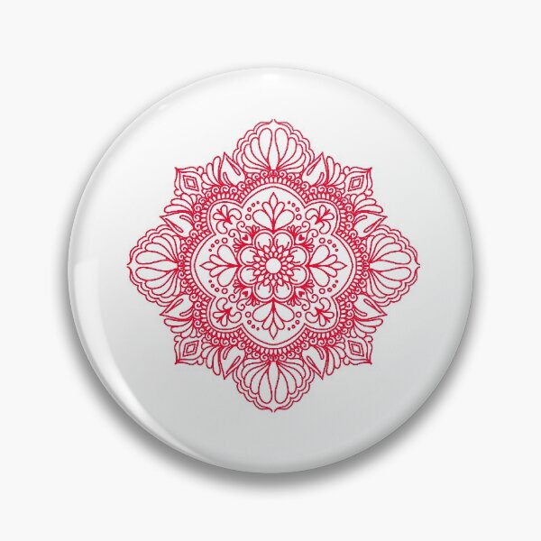 Item preview, red mandala pattern designed and sold by princesssomo21.