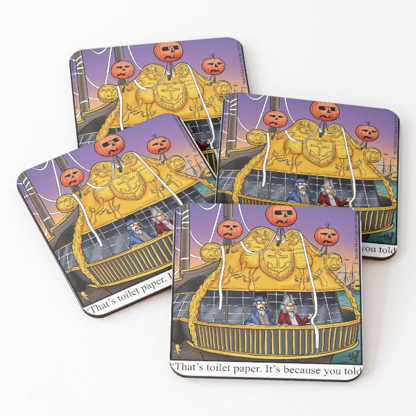 Item preview, Funny Spectickles Halloween Sailing Ship Trick or Treating Humor designed and sold by abbottoons.