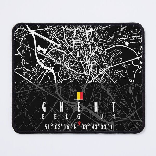 Item preview, GHENT MAP BELGIUM designed and sold by hatimelhag.