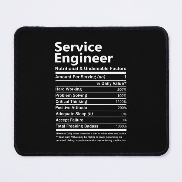 Item preview, Service Engineer T Shirt - Nutritional And Undeniable Factors Gift Item Tee designed and sold by cloyannett.