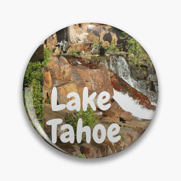 Item preview, A waterfall in Lake Tahoe designed and sold by Red-ElYoubi.