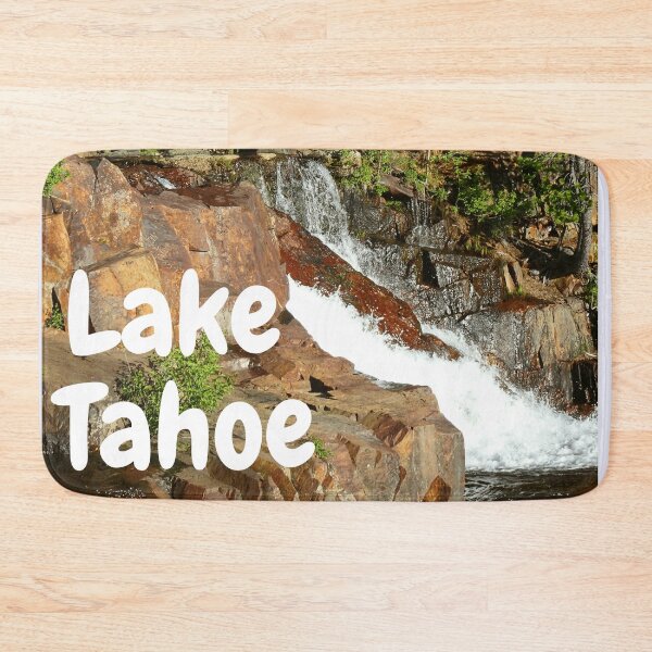 Item preview, A waterfall in Lake Tahoe designed and sold by Red-ElYoubi.