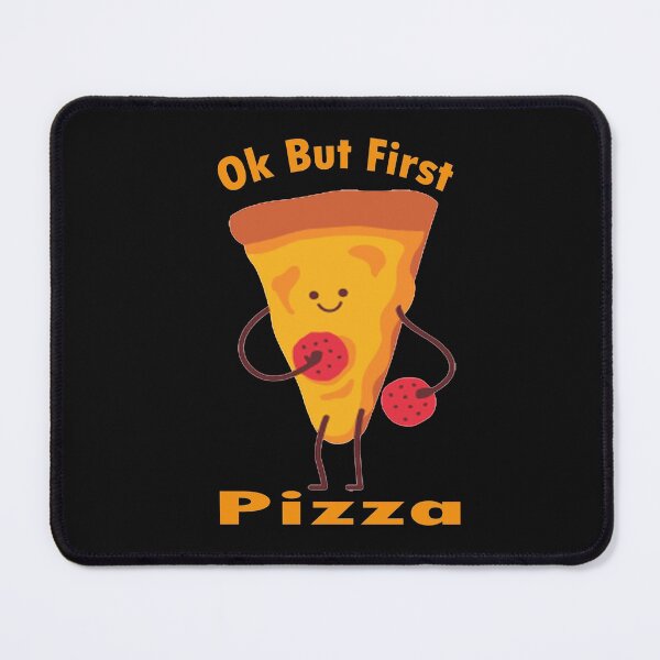 Item preview,  Ok But First Pizza, Funny Pepperoni Italian Pizza addict Gifts designed and sold by merchfun2.