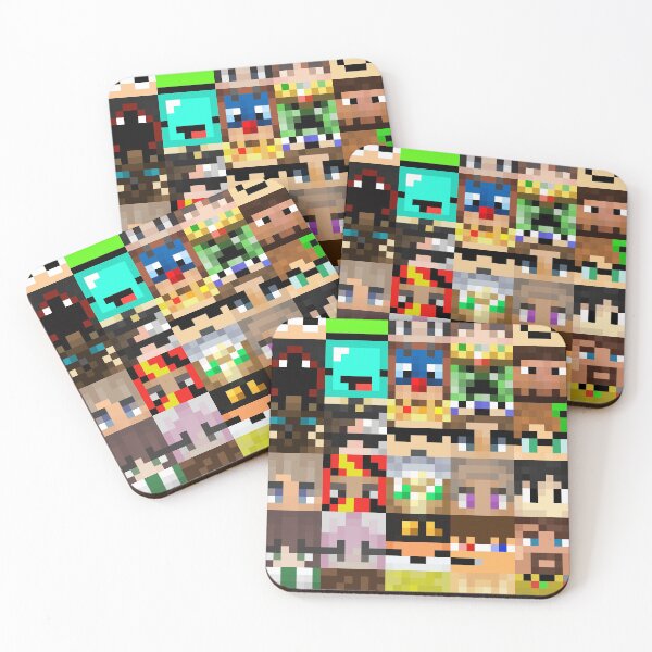 Item preview, All Dream smp members heads designed and sold by ghevacos.