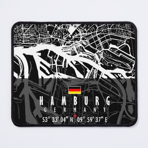 Item preview, HAMBURG MAP GERMANY designed and sold by hatimelhag.