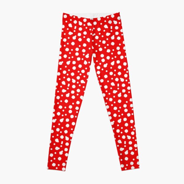 Red Polka Dots Leggings for Sale by Julie Erin Designs