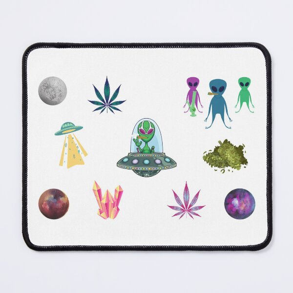 Item preview, Alien Stoner Pack | Smart Successful Stoner | THC Leaves |  designed and sold by AlfaEcho.