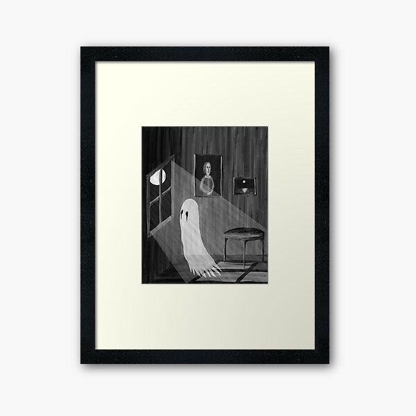 Ghost in Moonlight Framed Art Print