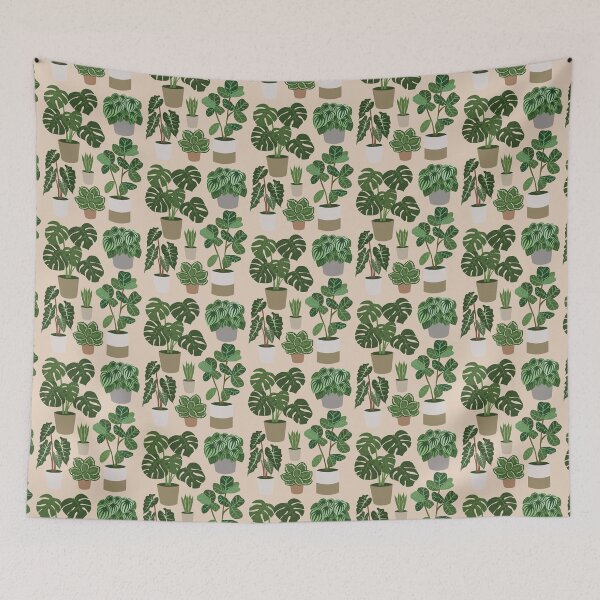 Item preview, Pattern of House Plants designed and sold by Madeleine Hogue.