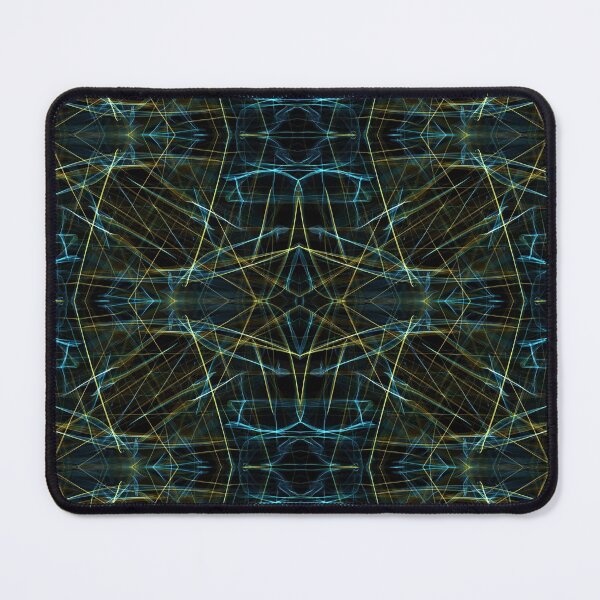 Item preview, Liquid Light Series #67 ~ Blue and Yellow Abstract Fractal Pattern designed and sold by Ascension Vibrations.