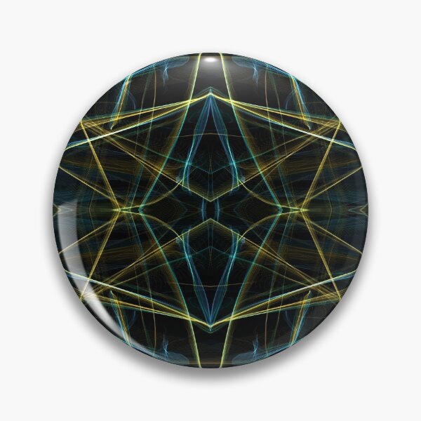 Item preview, Liquid Light Series #67 ~ Blue and Yellow Abstract Fractal Pattern designed and sold by Ascension Vibrations.