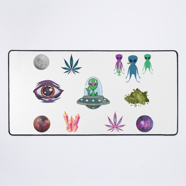 Item preview, Alien Stoner Pack | Smart Successful Stoner | THC Leaves | designed and sold by AlfaEcho.