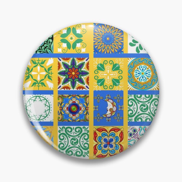 Item preview, Abstract patterns on ceramic tile, bright yellow theme designed and sold by Chinxi.