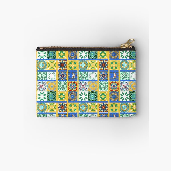 Item preview, Abstract patterns on ceramic tile, bright yellow theme designed and sold by Chinxi.