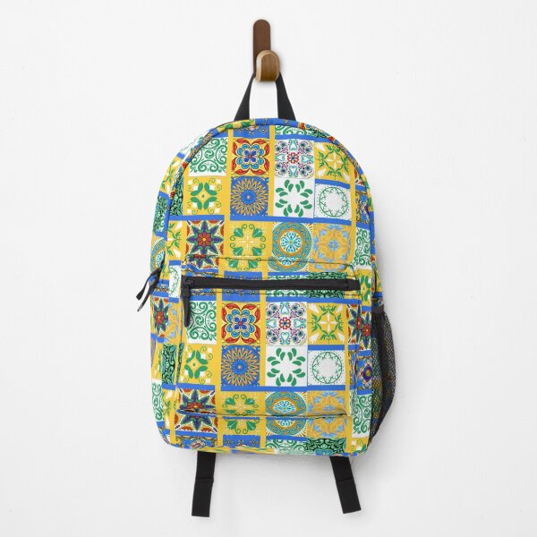 Item preview, Abstract patterns on ceramic tile, bright yellow theme designed and sold by Chinxi.