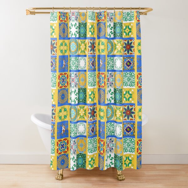 Item preview, Abstract patterns on ceramic tile, bright yellow theme designed and sold by Chinxi.