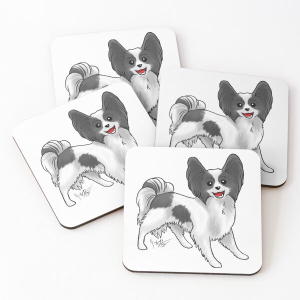 Item preview, Dog - Papillon - Black and White designed and sold by Jennifer Stolzer.
